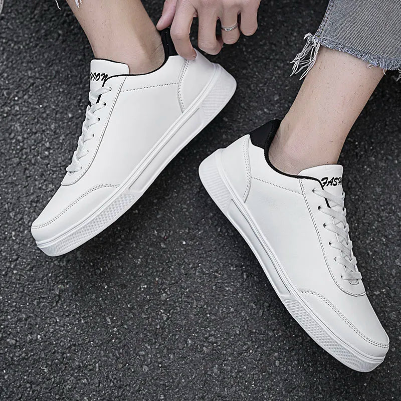 YRZL Men White Shoes Couple Casual Skateboard Shoes Comfortable Sneakers Lightweight Walking Women Tenis Shoes Plus Size 36-46