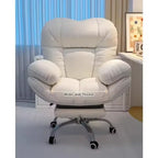 Dark Gray Recliner Gaming Chair - Home Office Desk Chair with Lift, Comfortable Armchair for Living Room & Bedroom