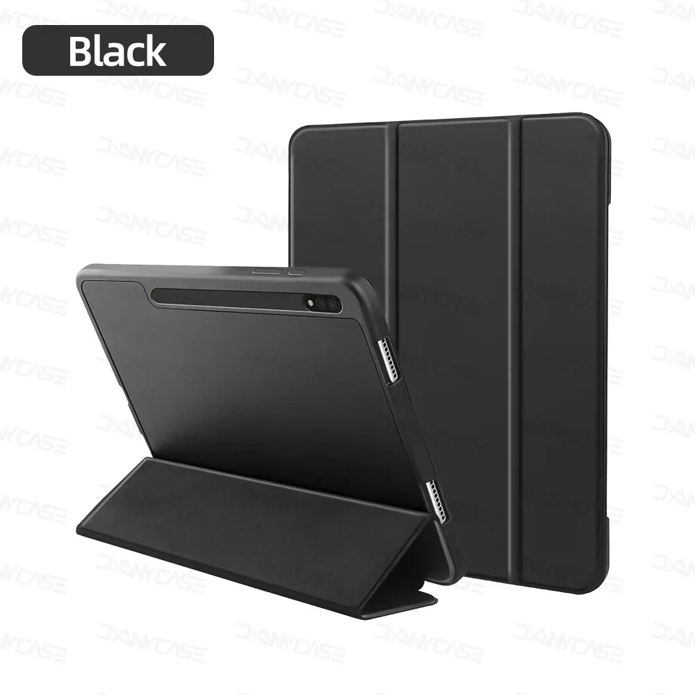 Case For Samsung Galaxy Tab S7/S8/S9 11 in for S6 Lite 10.4 S7 FE S8 S9 S10 Plus 12.4 S8 S9 With Pen Tray Tablet Cover