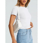 Trendy Queen Womens Basic T Shirts Summer Tops 2025 Crop Short Sleeve Y2k Tee Cute Gym Fashion Workout Clothes