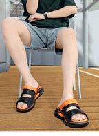 Summer Men's Outdoor Sandals Slippers Beach Comfortable Slides Soft Clogs Men Casual Water Garden Shoes Men Women Beach Sandals