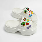 Fashionable and Versatile Cartoon Summer Beach Sandals Outdoor Thick-Soled Heightening Sandals E20