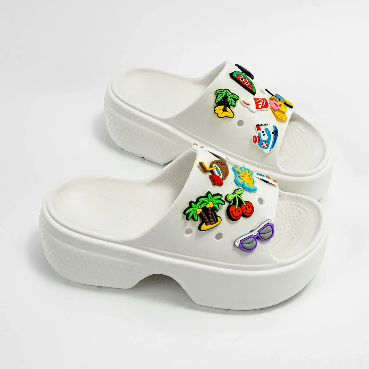 Fashionable and Versatile Cartoon Summer Beach Sandals Outdoor Thick-Soled Heightening Sandals E20