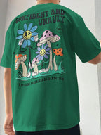 Confident And Unruly Attitude Determines Direction Men T Shirt Cotton Shirt Street Loose T-Shirts Summer Breathable Short Sleeve