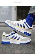 New lace-up breathable sports casual shoes for women classic low top student round head non-slip shoes for men