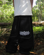 Wexwear Jeans New Y2K Harajuku Hip Hop Letter Embroidered Retro Baggy Jeans Denim Pants Men Women Goth High Waist Wide Trousers