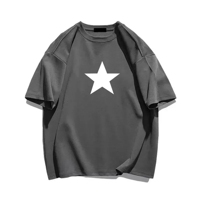 Korean 1977 Men Women Cotton Tshirt Fashion Luxury Brand Big Size Casual Print Short Sleeve Summer Tops Crewneck Tee Graphic Tee