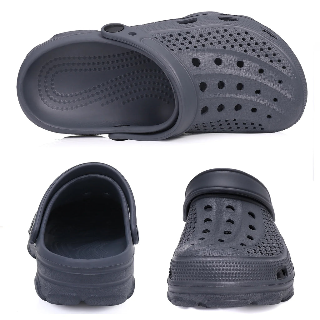 Evshine Classic Hole Beach Slippers With Arch Support Unisex Comfort Anti-slip Sandals Garden Shoes Men's Summer Clogs Sandals