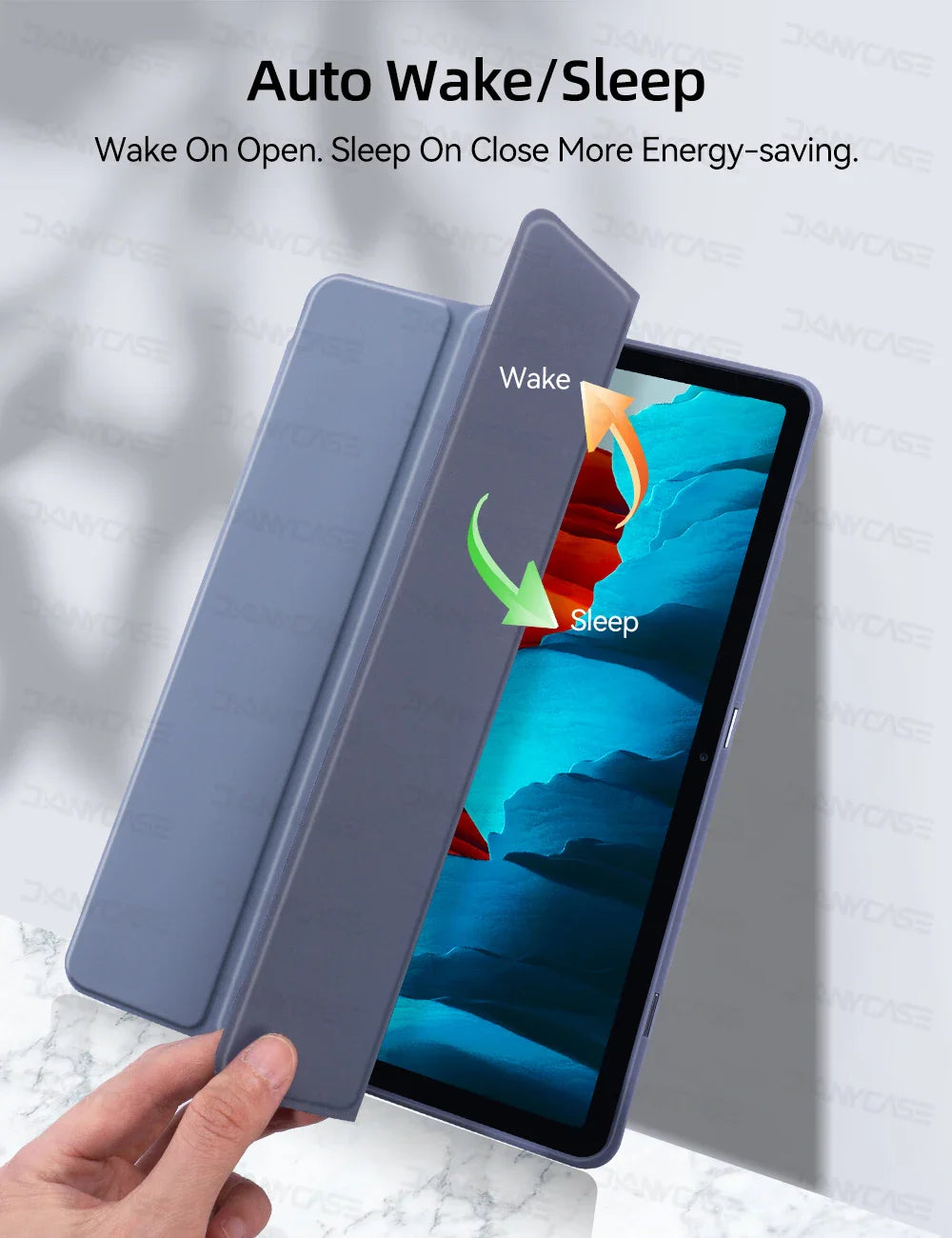 Case For Samsung Galaxy Tab S7/S8/S9 11 in for S6 Lite 10.4 S7 FE S8 S9 S10 Plus 12.4 S8 S9 With Pen Tray Tablet Cover