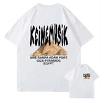 Summer Keinemusik X Pacha T Shirt Men's Women Fashion Streetwear Cotton Short Sleeve Tee Hip Hop Sportwear Oversized Casual Tops
