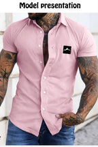 Europe and the United States men's summer casual loose cardigan men's short-sleeved shirt trend Men T-Shirt casual shirt