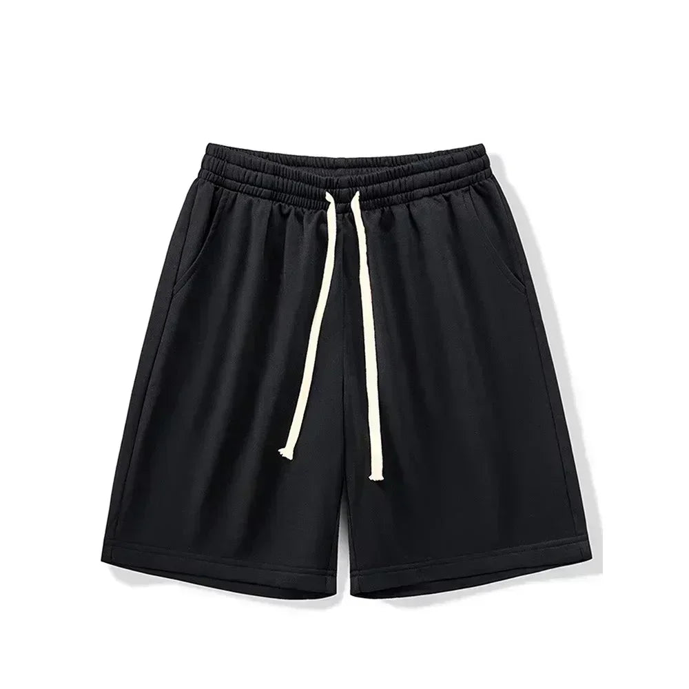 Men's 1977 Summer Streetwear Basketball Casual Cotton Shorts Gym Fitness Sports Running Workout Jogger Short Pants Sweatpants