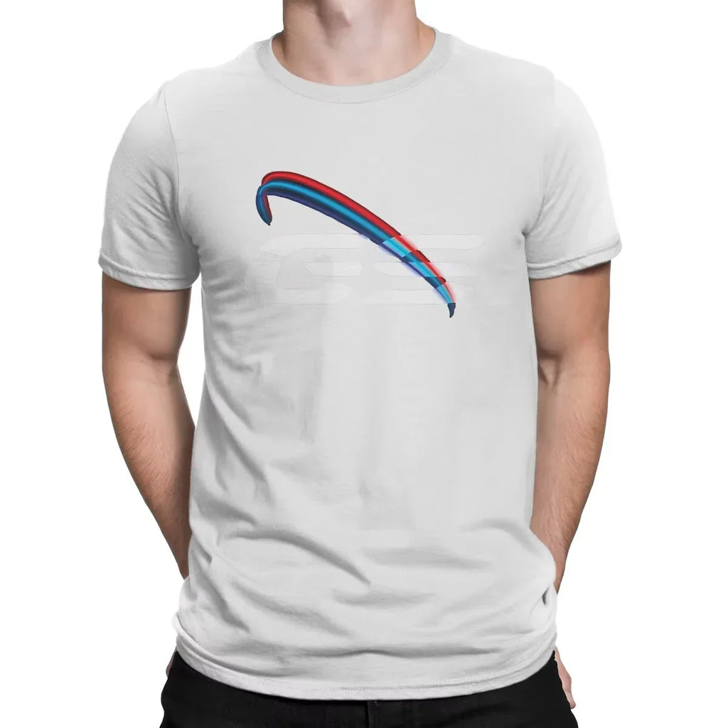 GS LIGHT Man's T Shirt GS Grunge Motorcycle BRUSHES O Neck Short Sleeve 100% Cotton Top Quality Birthday Gifts Men Tees Clothing