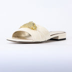 Designer Shoes for Women Jeweled Snake Flat Slides Sandals Summer 2024 Classic funny Slippers Women High Quality Luxury