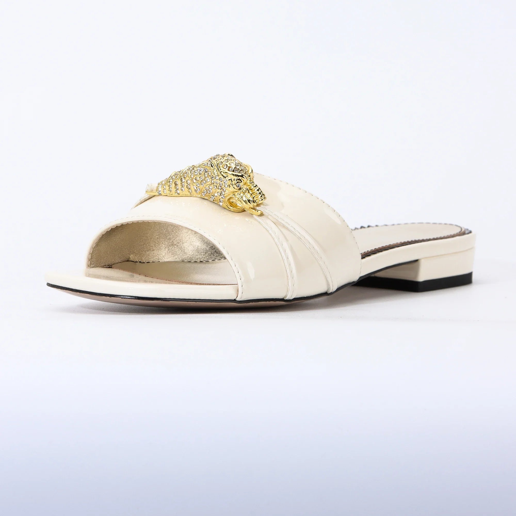 Designer Shoes for Women Jeweled Snake Flat Slides Sandals Summer 2024 Classic funny Slippers Women High Quality Luxury