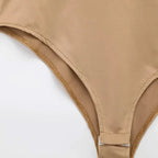 TRAF Woman 2025 Bodysuits Corset Off Shoulder Bodysuits Sexy Lingerie Summer Sleeveless Smooth Slimming Body Backless One Piece