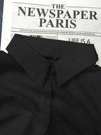 White Shirt Women 2024 Spring Summer Korean Fashion Simple Solid Color Long Shirts Lady Loose Breathable Midi Shirt and Blouse