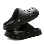 Hole shoes men's summer new outer wear bag head couple half bag heel bag head garden shoes beach women's shoes