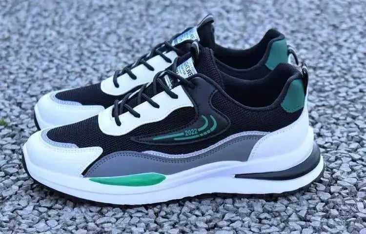 Men's Casual Sports Shoes New Spring Autumn Online Lightweight Soft Bottom Anti-Slip Deodorous Running Shoes Breathable EVA Mate