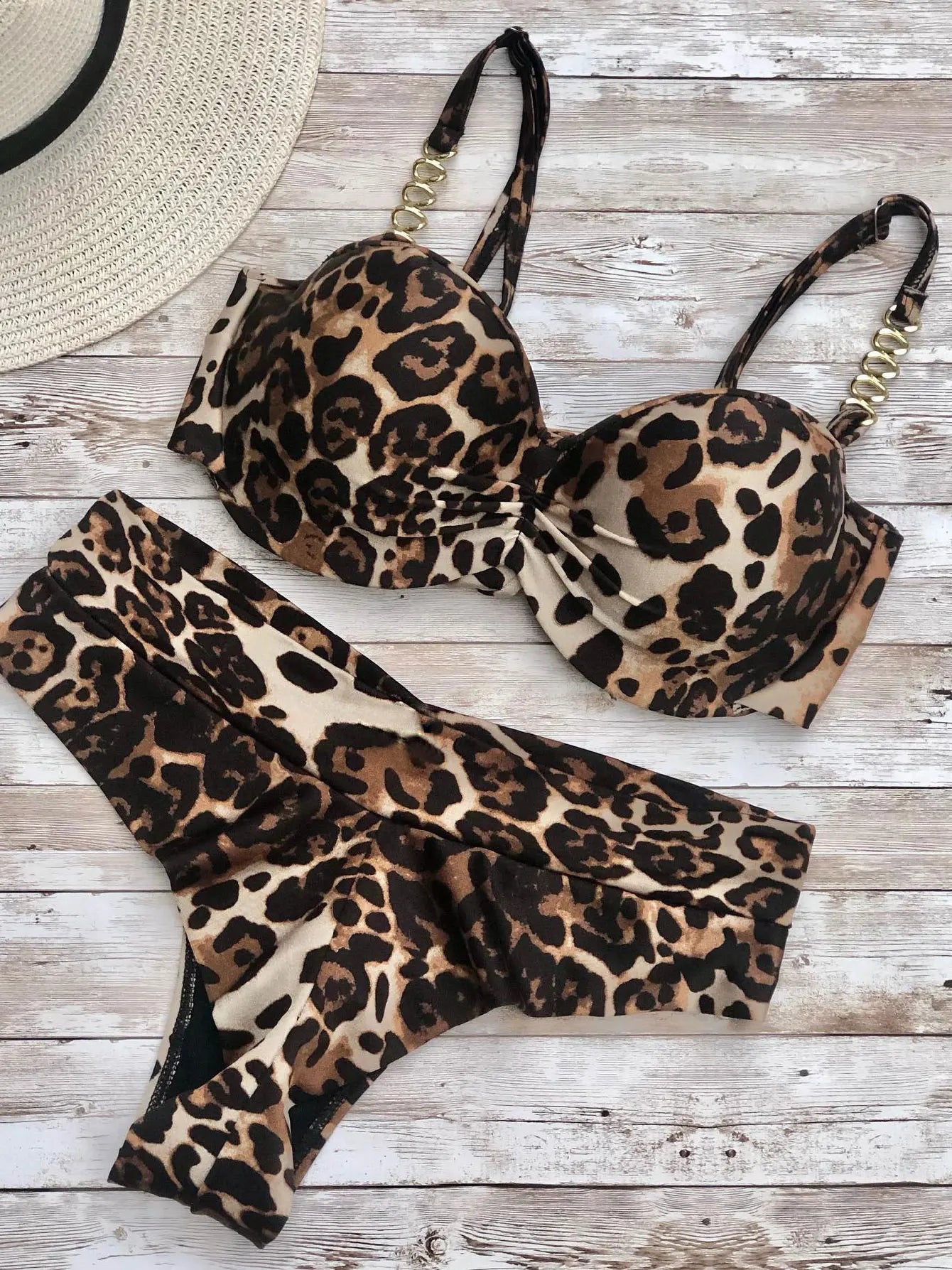 Cheap Push Up Bikinis Women Swimsuits  Solid Padded Women Swimwear Vintage Female Swimsuit High Waist Biquini Bathing Suit