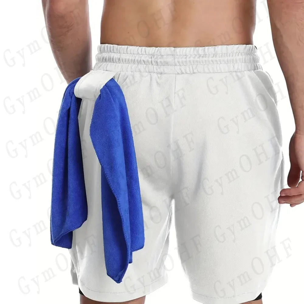 Men's sports shorts, spider print compression shorts, informal, training, running, 2-in-1, Y2K order shipped directly