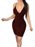 Women's Sexy Sleeveless Bodycon Cami Dress for Club, Party, and Everyday Wear