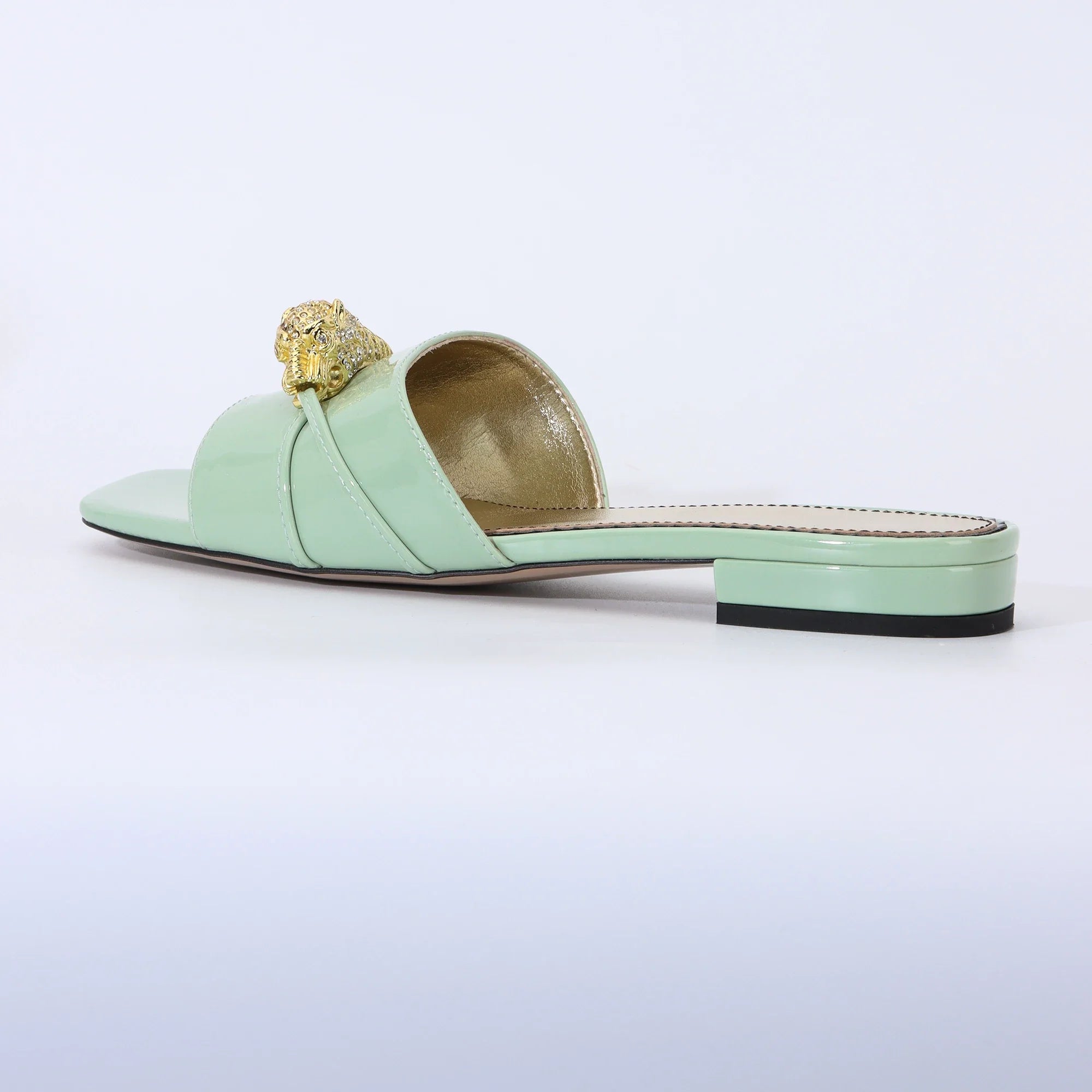 Designer Shoes for Women Jeweled Snake Flat Slides Sandals Summer 2024 Classic funny Slippers Women High Quality Luxury