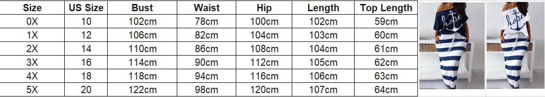 LW Plus Size matching sets Two Piece dress sets Letter Print Striped Skirt Set Fashion Casual Summer Tops+Bottoms Matching Outfi