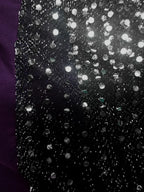 LW Plus Size Two Pieces Set Crop Top See Through Sequined Pants Set Autumn New Fashion Women's Long Sleeve Top Skinny Pants Set