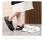 Hole shoes men's summer new outer wear bag head couple half bag heel bag head garden shoes beach women's shoes