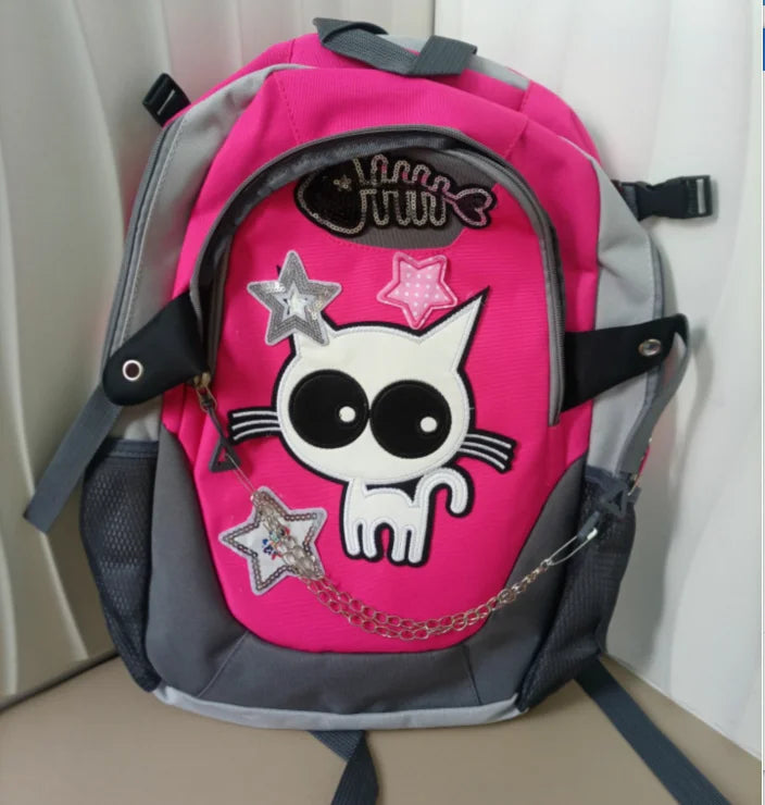 Vintage Y2k Womens Backpack Japanese Casual Large Capacity Travel Backpack 2025 Bolsas Para Mujeres Designer Fashion Female Bags