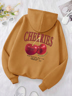 Cherries Cosh Valentine Funny Print Hoody Men Women Hip Hop Pullover Hoodie Loose Warm Sweatshirt Fashion Fleece Clothing Couple