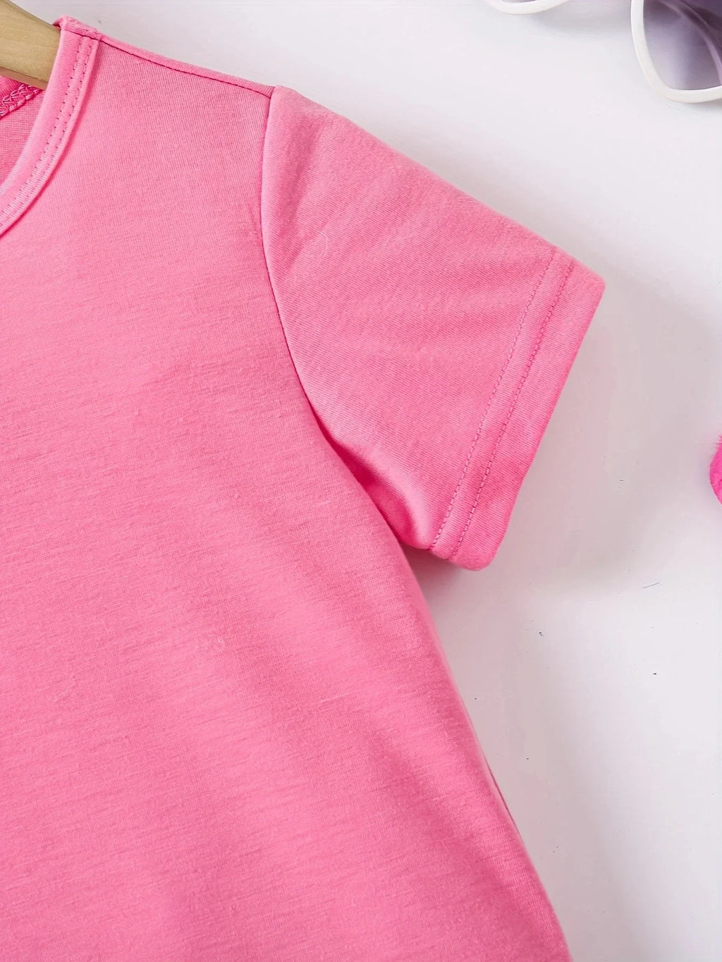 Girl's summer casual A-line dress with letter print | Machine washable, perfect for spring and summer outings