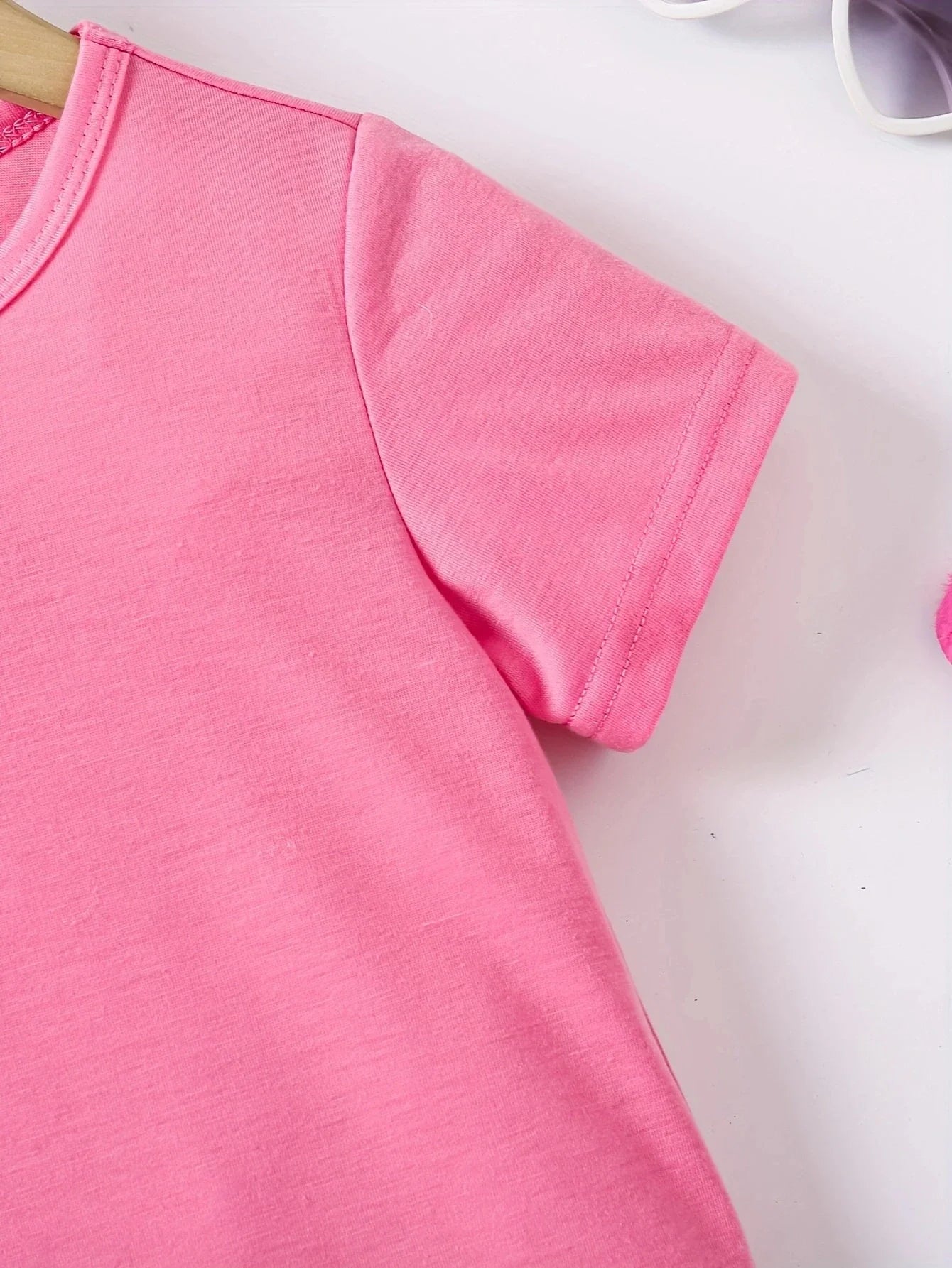 Girl's summer casual A-line dress with letter print | Machine washable, perfect for spring and summer outings