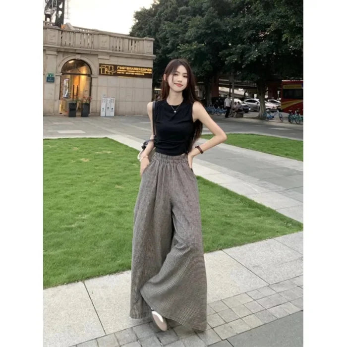 Summer Women's Fashion Slimming Cute Matching Set Conceal Meat Two-Piece Set Cool plus Size Age-Defying Chinese Brand