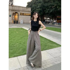 Summer Women's Fashion Slimming Cute Matching Set Conceal Meat Two-Piece Set Cool plus Size Age-Defying Chinese Brand