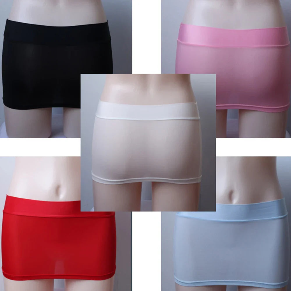 Dazzling Women's Ice Silk Sheer Nightclub Mini Tube Dress Perfect Party Wear for Enticing Appeal and Unmatched Comfort