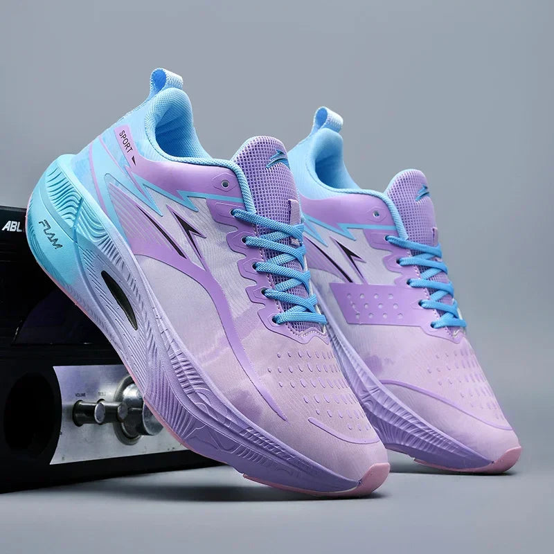 Mens Running Shoes Pro Training Mesh Breathable Flat Sneakers 2024 Trendy Couple Tennis Shoes for Men and Women Big Size