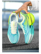 NEW Sports Running Shoes Men Marathon Breathable Comfortable Women Athletic Training Outdoor Sneakers Air Cushion Carbon Plate