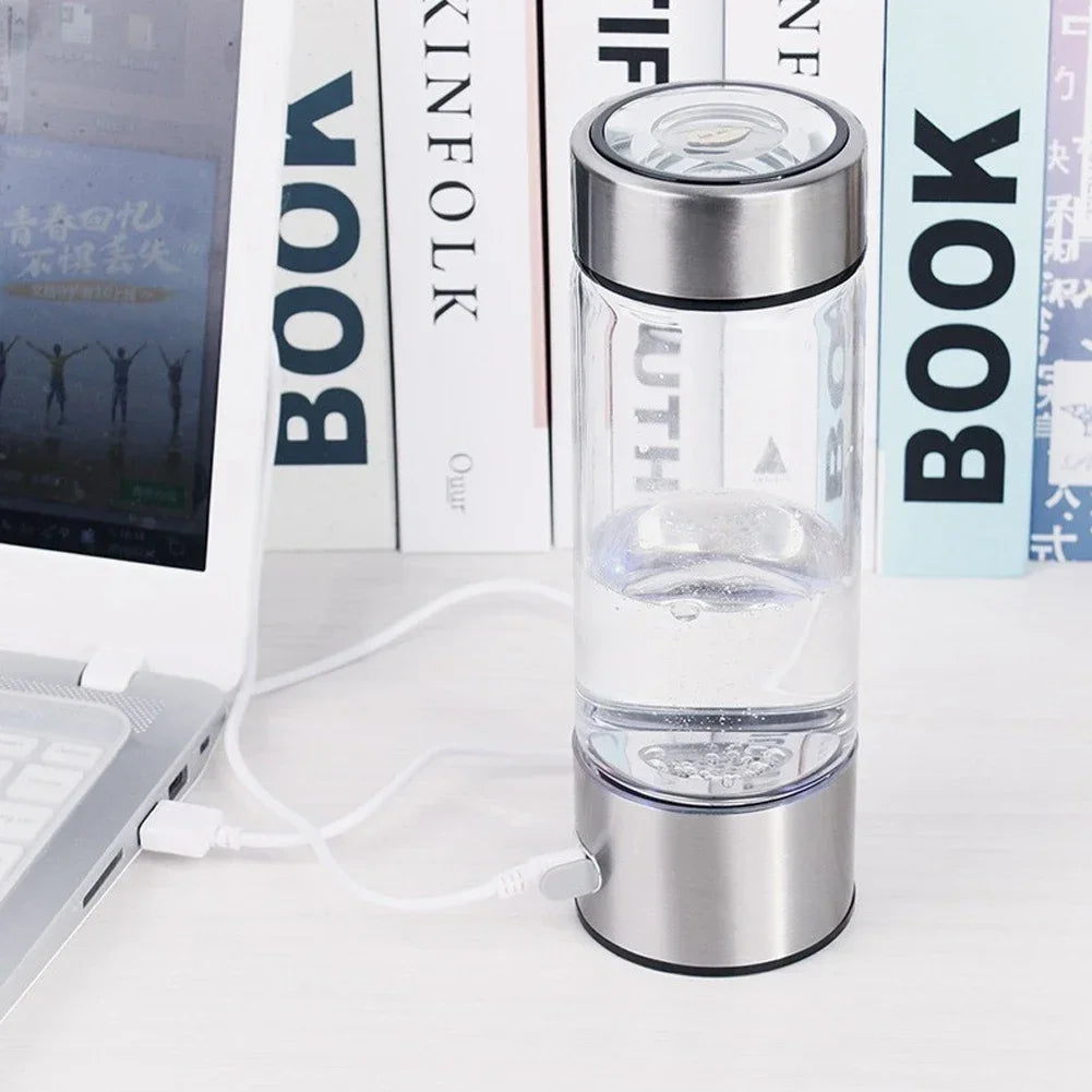 Hydrogen Water Bottle Generator Hydrogen Rich Health Cup Alkaline Ionizer USB Rechargeable Portable hydrogen Water Ionizer