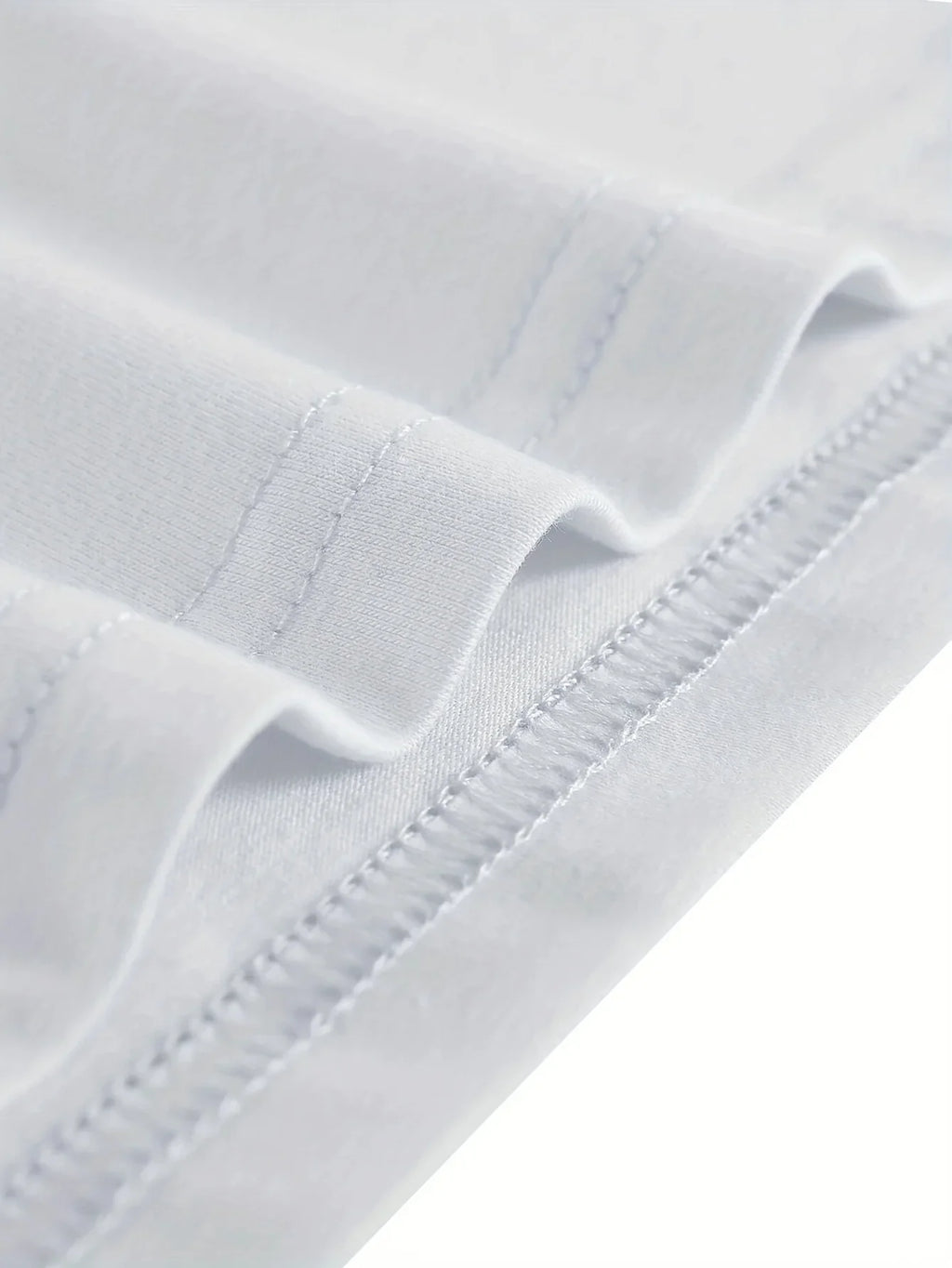 Summer men's 100% pure cotton casual sports loose and fashionable cartoon bear pattern printed round neck short sleeved T-shirt