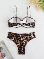 Cheap Push Up Bikinis Women Swimsuits  Solid Padded Women Swimwear Vintage Female Swimsuit High Waist Biquini Bathing Suit