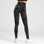 Tie Dye Seamless Gym Leggings Women Push Up Women Mallas Sports Fitness Contour Yoga Running Pants Elastic  Leggins