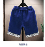 Top selling men's high-quality trendy printed shorts for spring and summer 2025, five quarter shorts, casual shorts