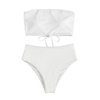 Bathing Suit Two-Piece Set Summer Swimwear Bra Briefs Bikini Set With Chest Pad Wire-Free Women Beach Suit Women Clothes