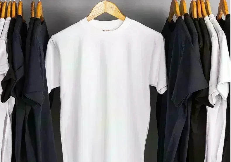 Large Cotton Men's Creative Digital 10 Printed Short Sleeved T-shirt for Men Explosive Street Loose Half Sleeved Hip-hop Top