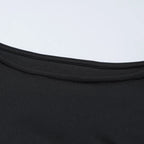 Elegant Round Neck Pleat Long Sleeve New Women's Dresses Casual Slim Pink Black White Short Dresses Lady Chic Party Street Robes