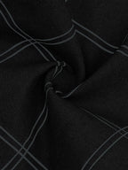 Checkered Fashion Europe and the United States Style Men's Pants Business Casual Travel Slim Pants Comfortable and Versatile