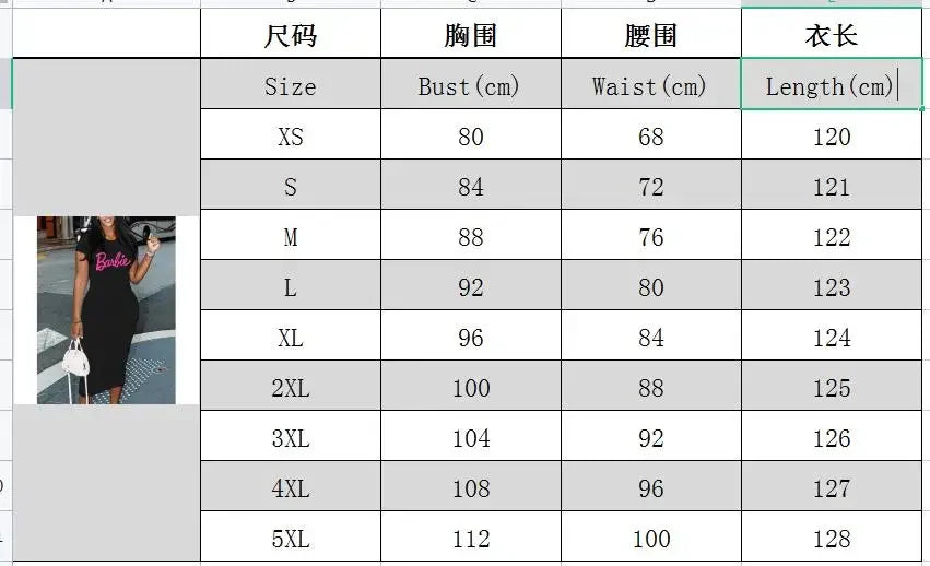 Ladies' summer GUEESS Los Angeles letter pattern printed round neck short sleeved casual slim fit sexy fashion dress