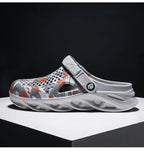 Flat Sandals Men Shoes EVA Slippers Garden Platform Sandals Man Summer Sandals New Male Sneakers Outdoor Flip Flops Home Clogs